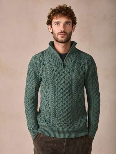 Dromore Aran Troyer Sweater