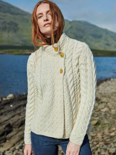 Asymmetrical Multi Cable Cardigan