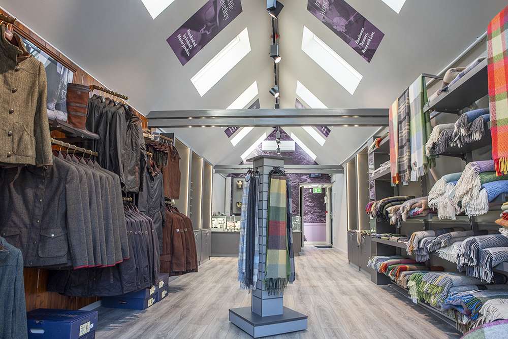 Dominic O’Sullivan at Moriarty’s Irish Gifts boutique in Adare, welcoming visitors to the new store.