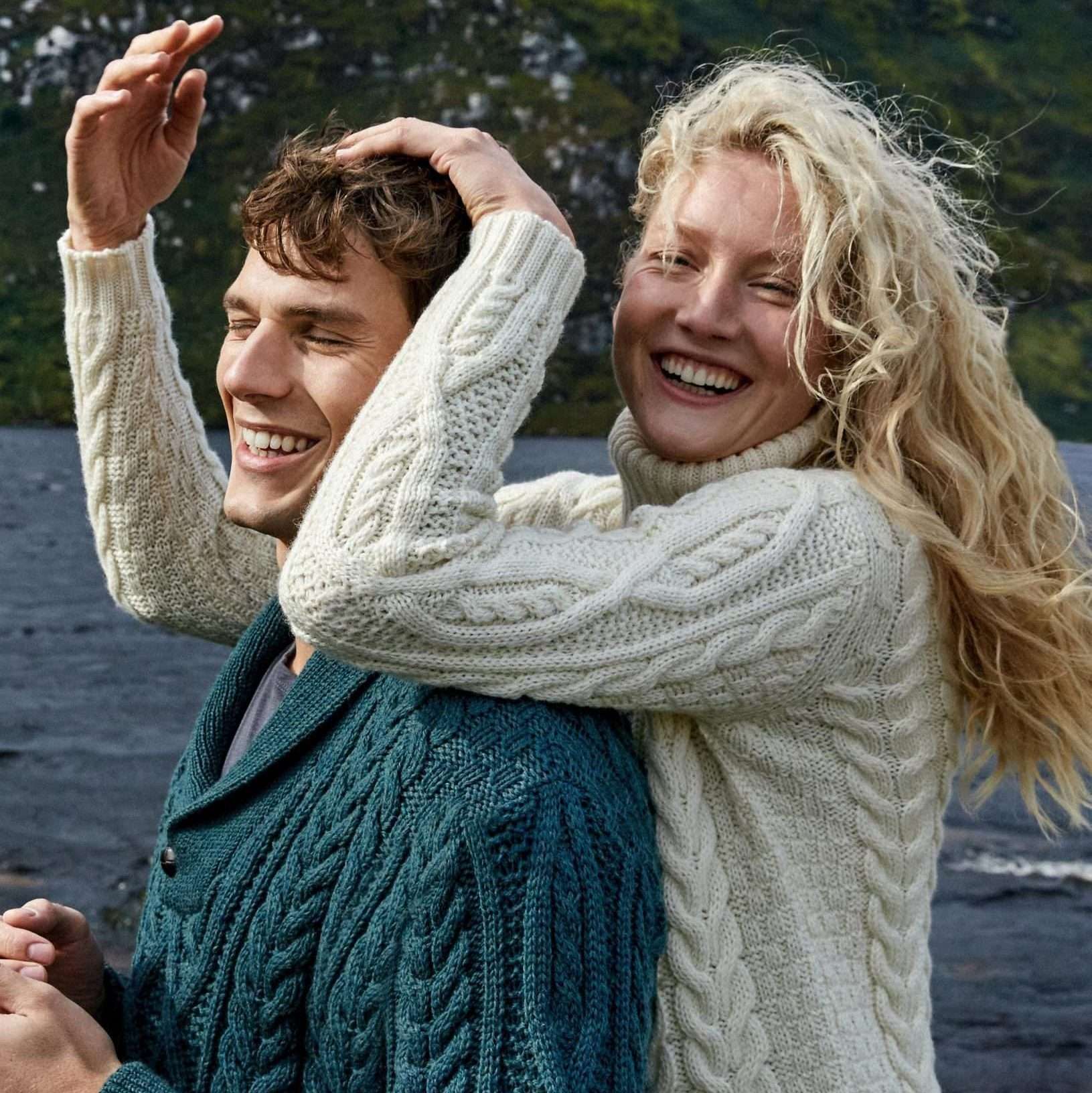 Irish Aran sweaters – best corporate gift ideas with authentic Irish heritage.