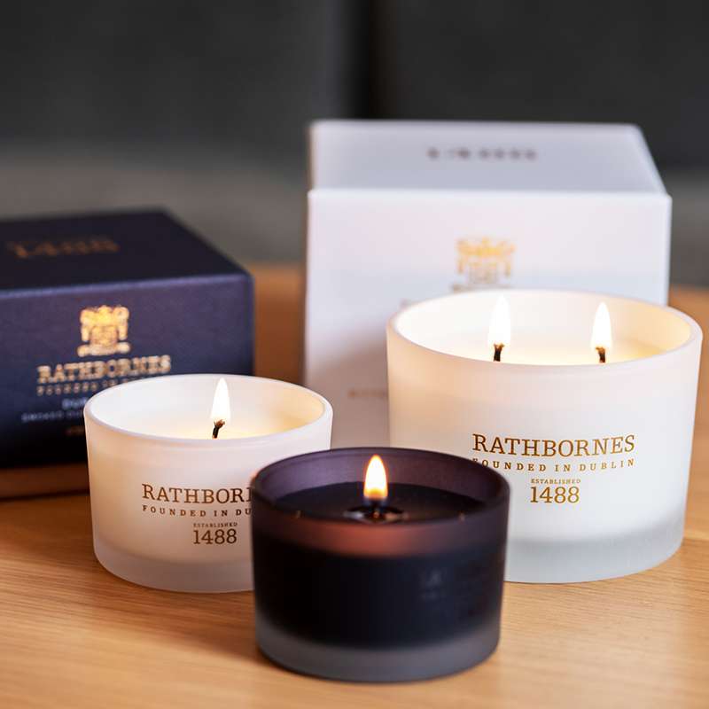 Rathborne luxury candles – unique Irish corporate gift ideas.